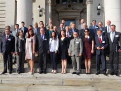 29 June 2015 Participants of the Annual Meeting of the Representatives from Defence and Security Committees from South East European Parliaments – Flood Relief